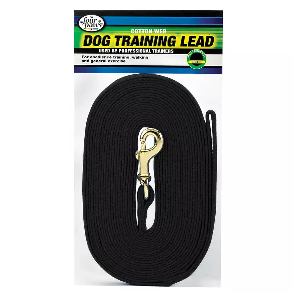 four-paws-cotton-web-dog-training-lead Four Paws - Cotton Web Dog Training Lead