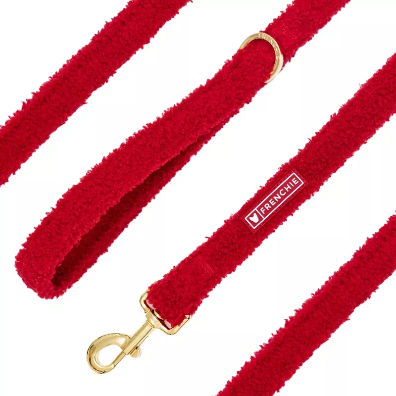 frenchie-comfort-leash-teddy-red Frenchie Comfort Leash – Teddy Red