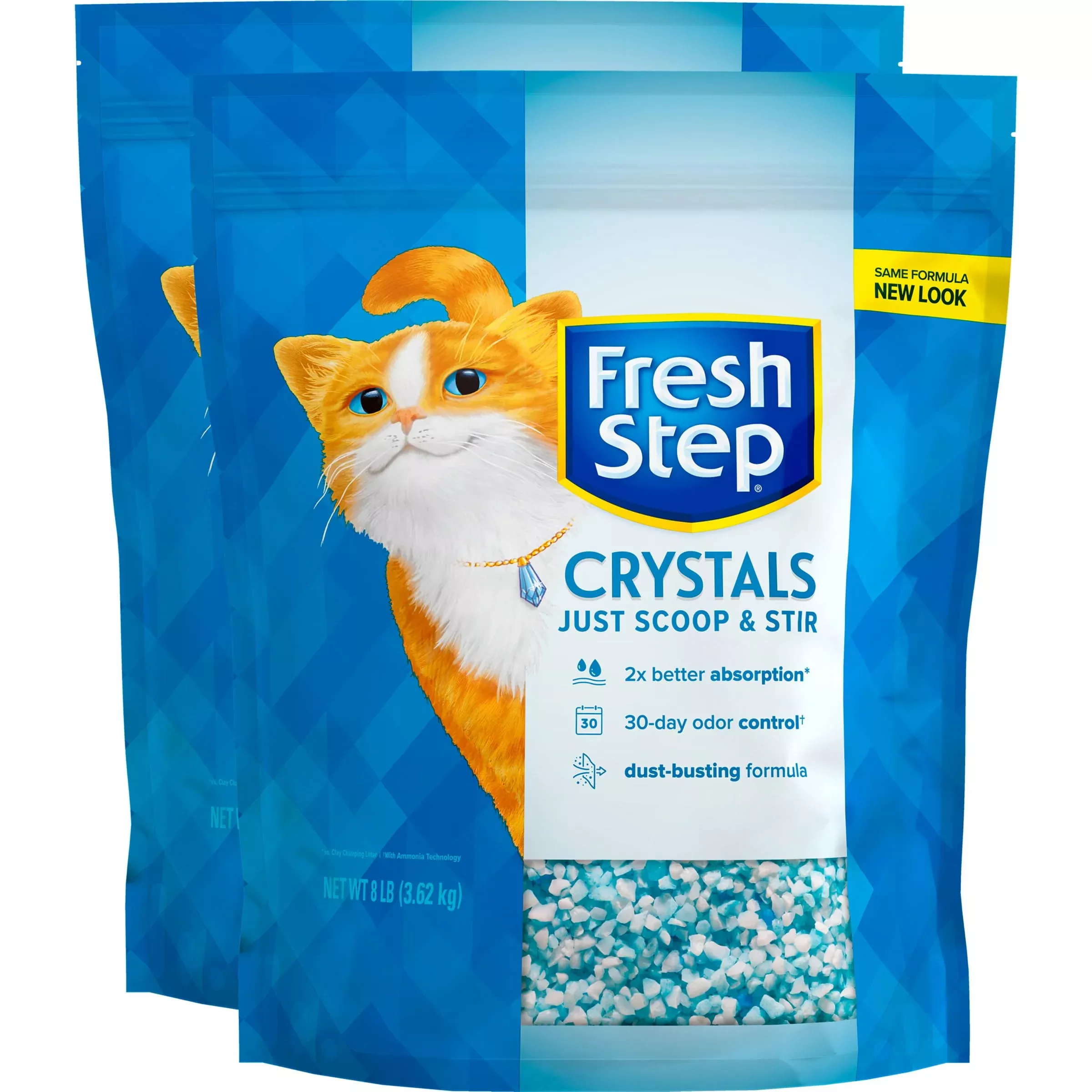 fresh-step-crystal-cat-litter-8lb Fresh Step Crystal Cat Litter (8lb)