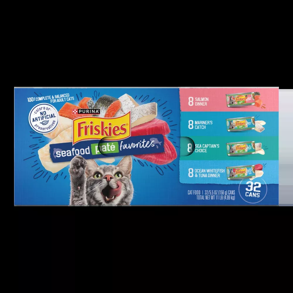 Friskies Seafood Favorites Variety Pack Wet Cat Food