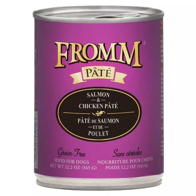 fromm-pate-dog-salmon-chicken-12-2-oz-case-12 Fromm Pate Dog Salmon / Chicken 12.2 oz (Case of 12)