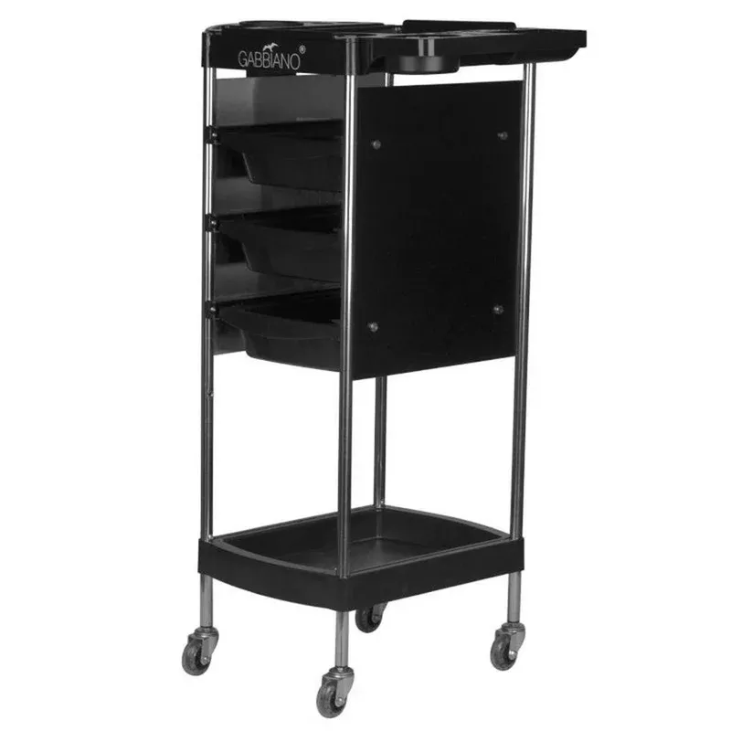 gabbiano-fx12-grooming-cart-partial-walls-3-trays-lower-shelf-2-side-handles Gabbiano FX12 – grooming cart partial walls 3 trays lower shelf 2 side handles