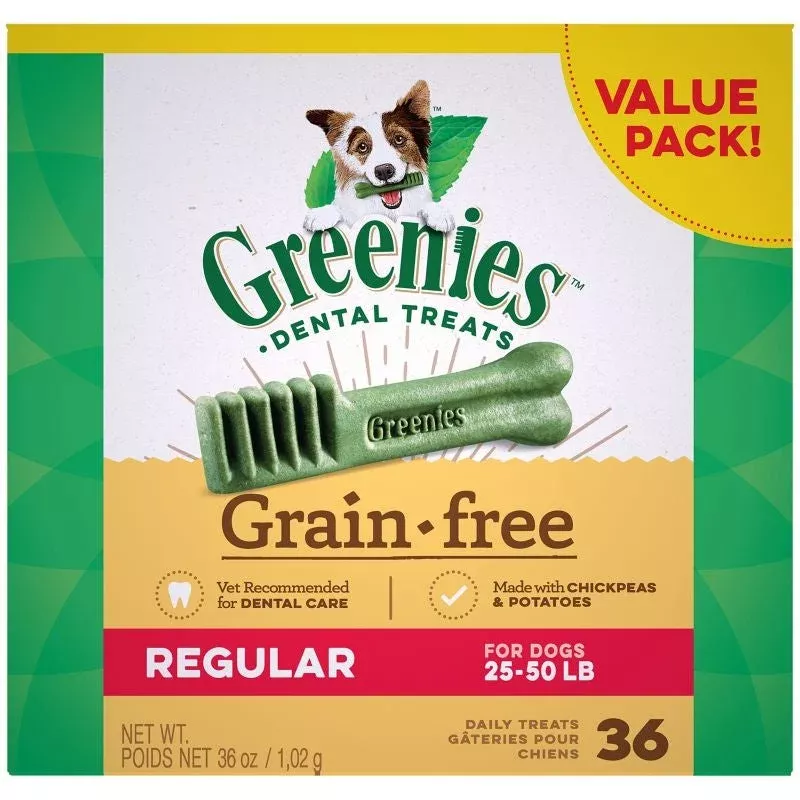 greenies-grain-free-dog-dental-chew-regular Greenies Grain Free Dog Dental Chew Regular