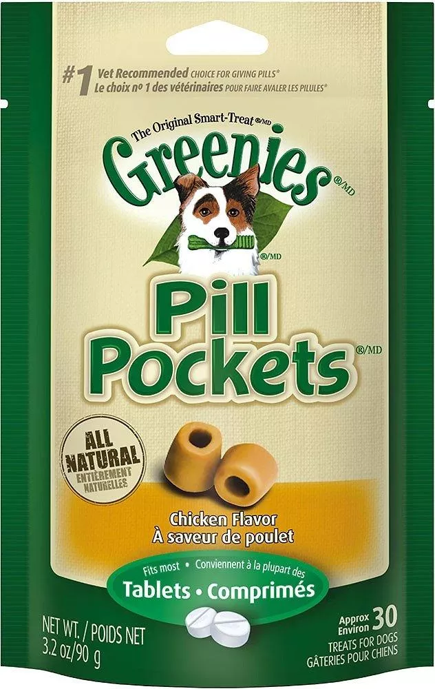 greenies-pill-pockets-canine-chicken-flavor-dog-treats Greenies Pill Pockets Canine Chicken Flavor Dog Treats