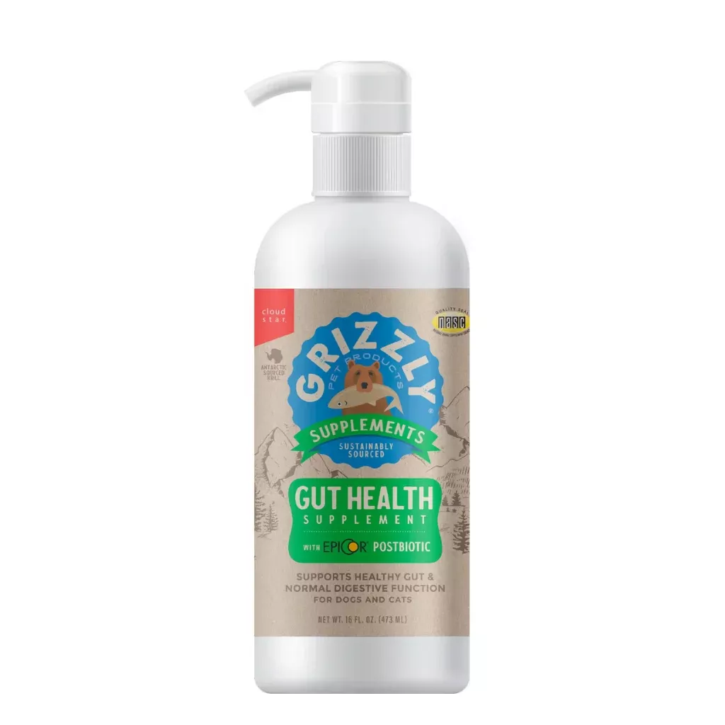 Grizzly Gut Health Liquid Supplement for Dogs & Cats