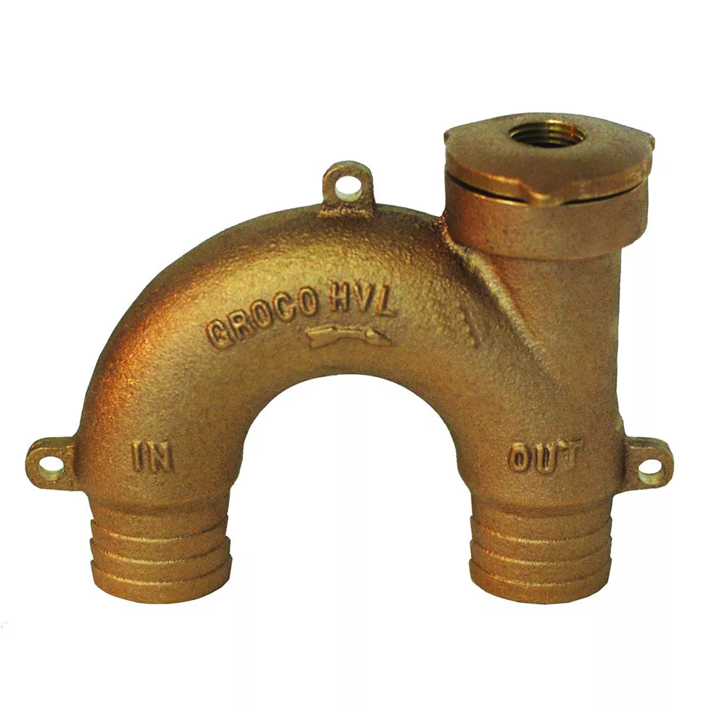 GROCO Bronze Vented Loop – 1-1/2″ Hose [HVL-1500]