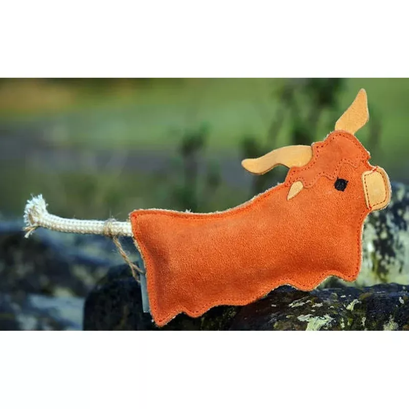 Hamish the Highland Cow Aurora Paws Eco Dog Toy Small and Medium Sized Dogs