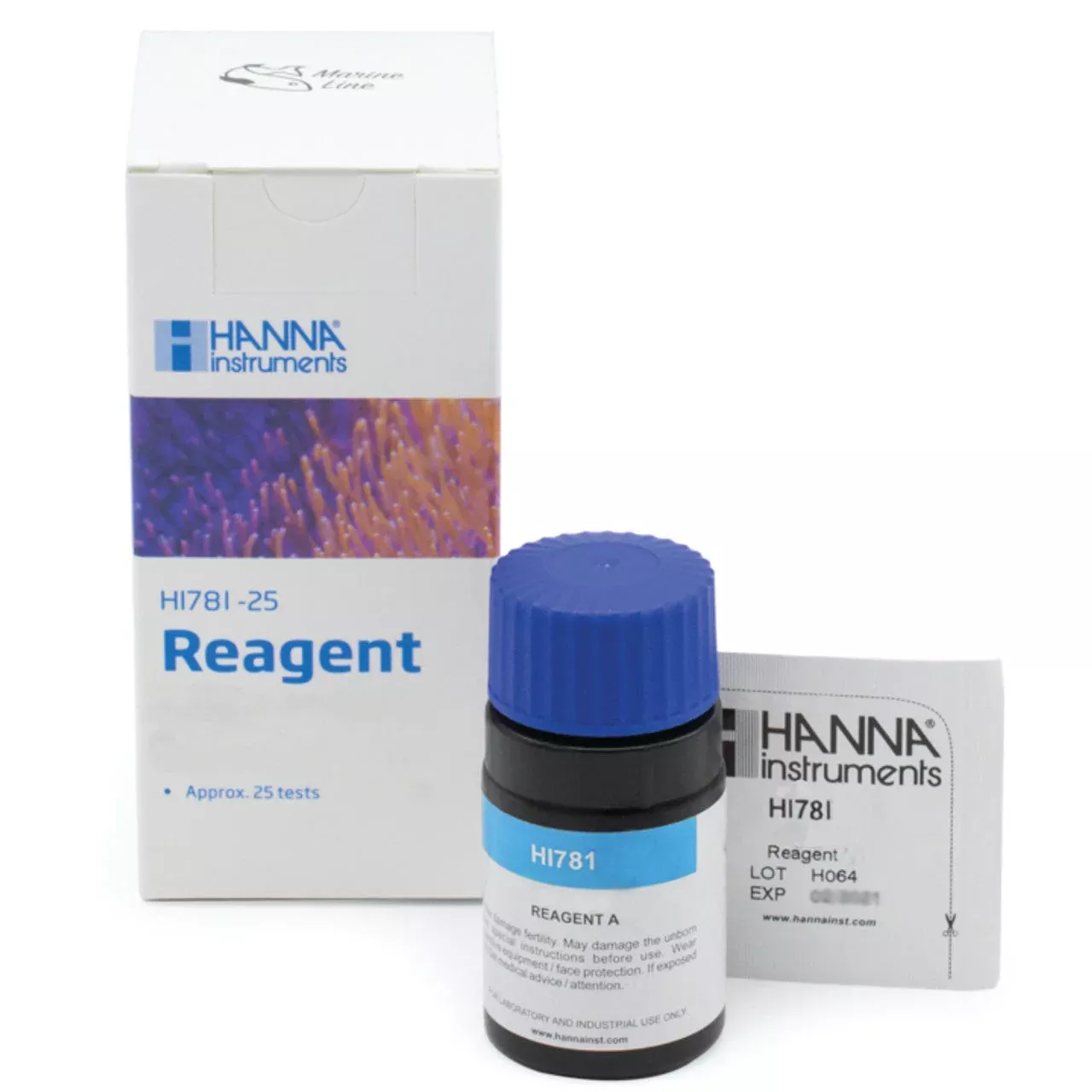 hanna-marine-low-range-nitrate-reagent-refill-25-tests-hi781-25 Hanna Marine Low Range Nitrate Reagent Refill for 25 Tests - HI781-25