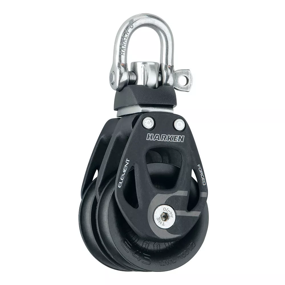 Harken 45mm Double Element Block w/Swivel [6238]
