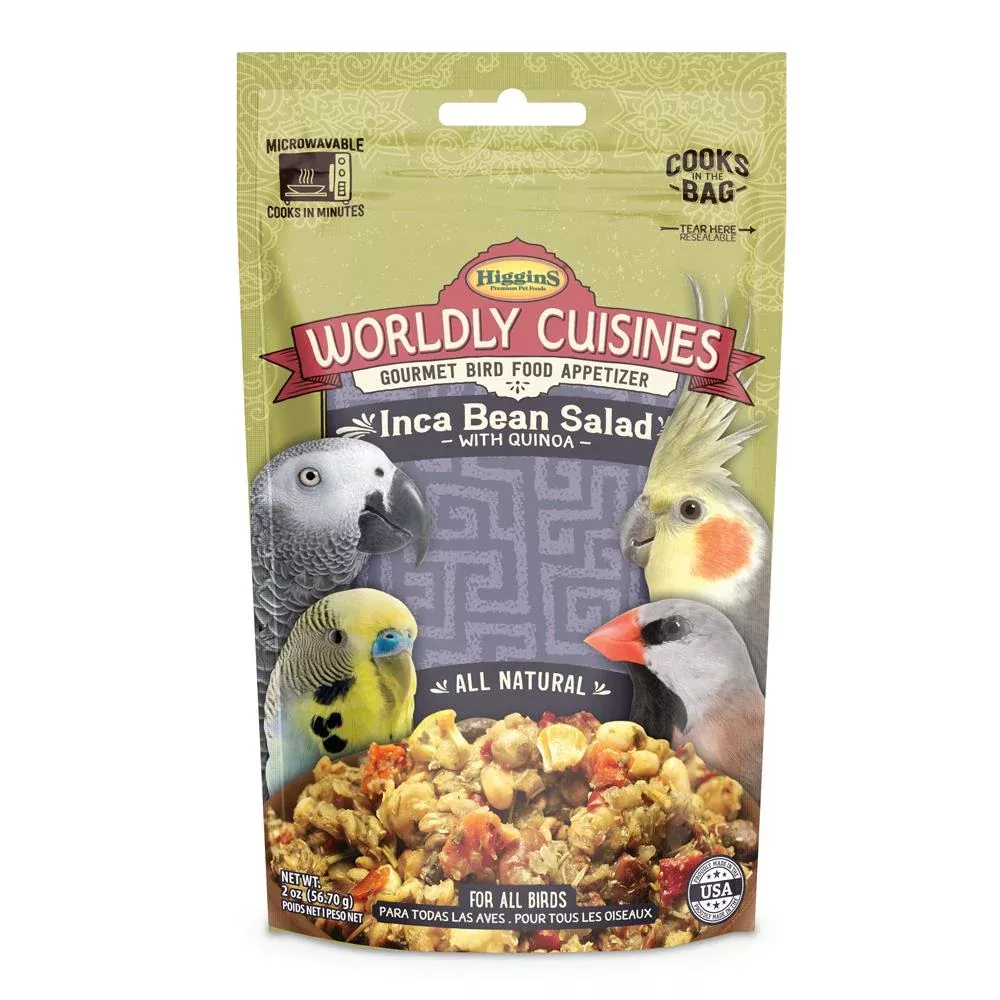 higgins-inca-bean-salad-with-quinoa-birds Higgins - Inca Bean Salad with Quinoa for Birds
