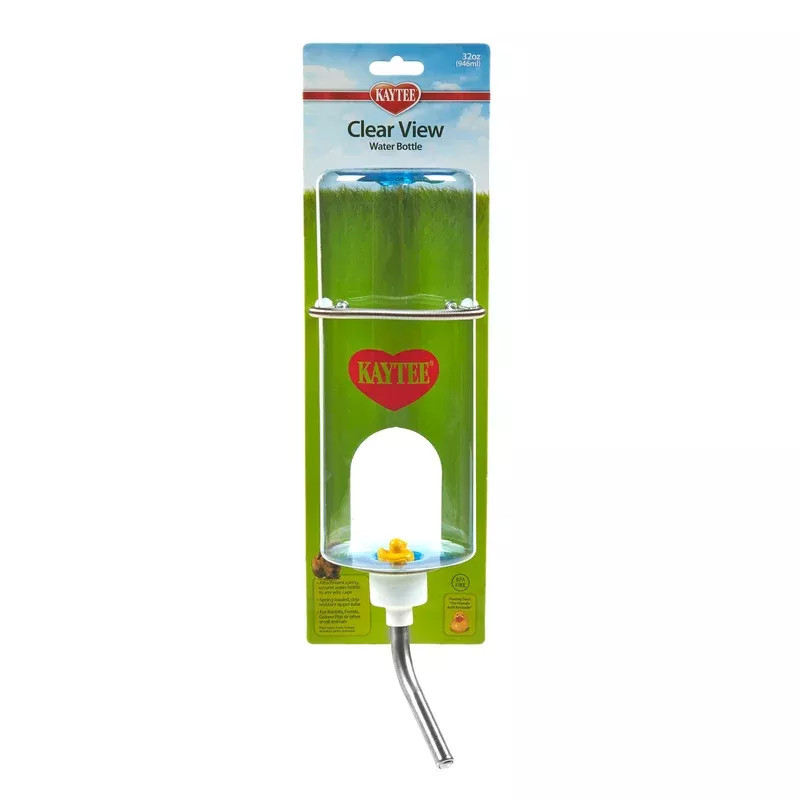 kaytee-clear-water-bottle-single Kaytee Clear Water Bottle, Single