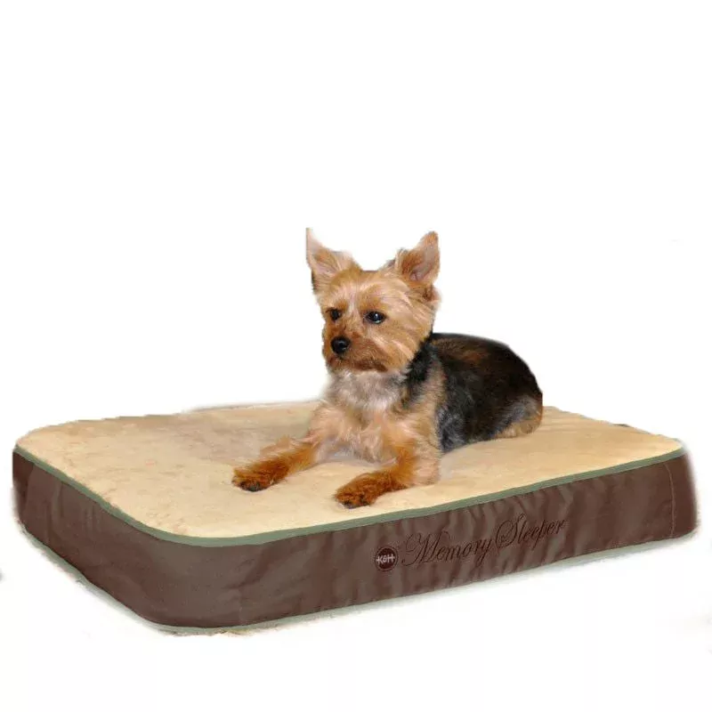 kh-mfg-memory-foam-sleeper-mocha-dog-bed KH Mfg Memory Foam Sleeper Mocha Dog Bed