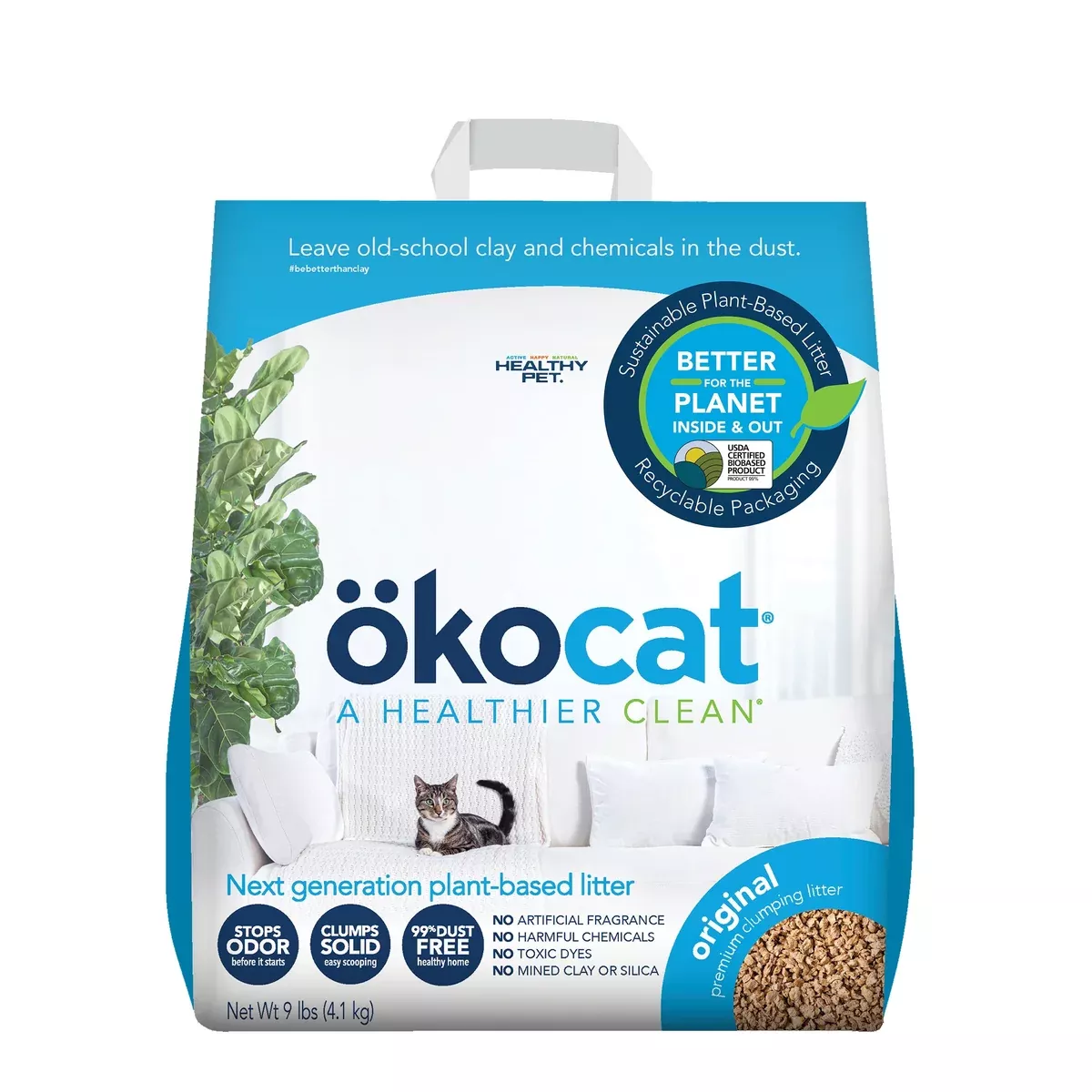 kocat-original-premium-clumping-wood-cat-litter ökocat Original Premium Clumping Wood Cat Litter