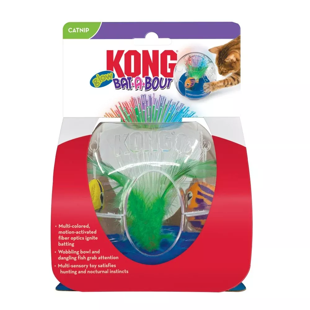 kong-glow-bat-bout-cat-toy Kong - Glow Bat-A-Bout Cat Toy