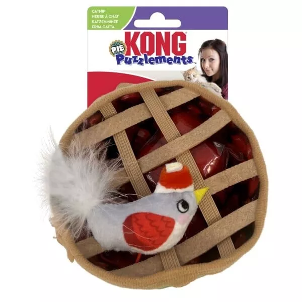 kong-puzzlement-holiday-pie-cat-toy Kong - Puzzlement Holiday Pie Cat Toy