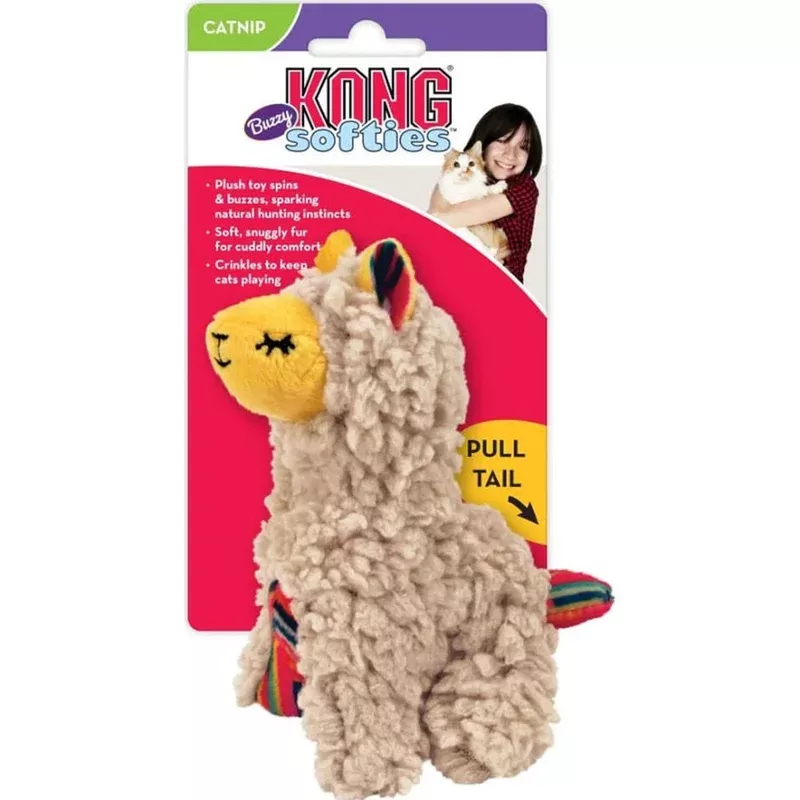 kong-softies-buzzy-llama-beige KONG SOFTIES BUZZY LLAMA (BEIGE)