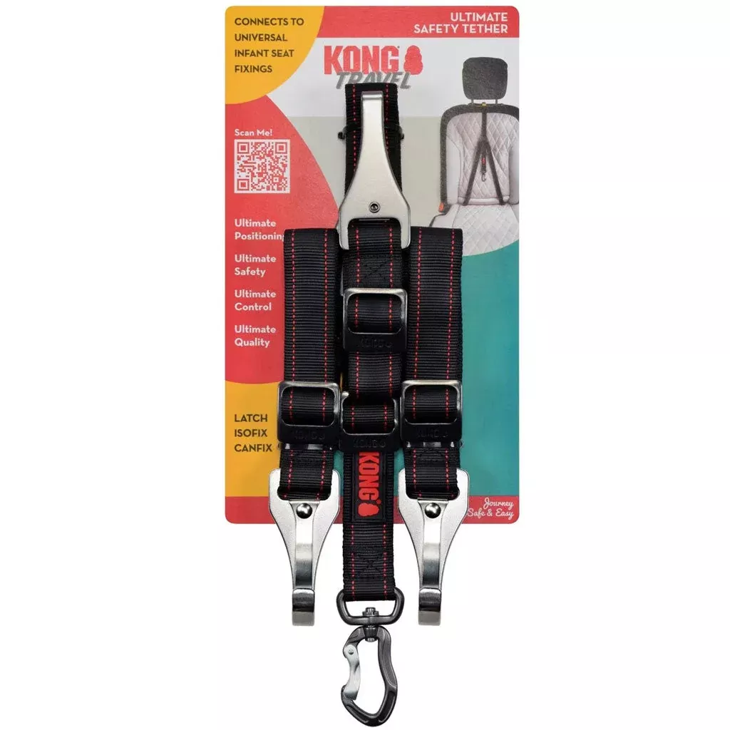 kong-ultimate-safety-tether-dog-seat-belt KONG Ultimate Safety Tether Dog Seat Belt