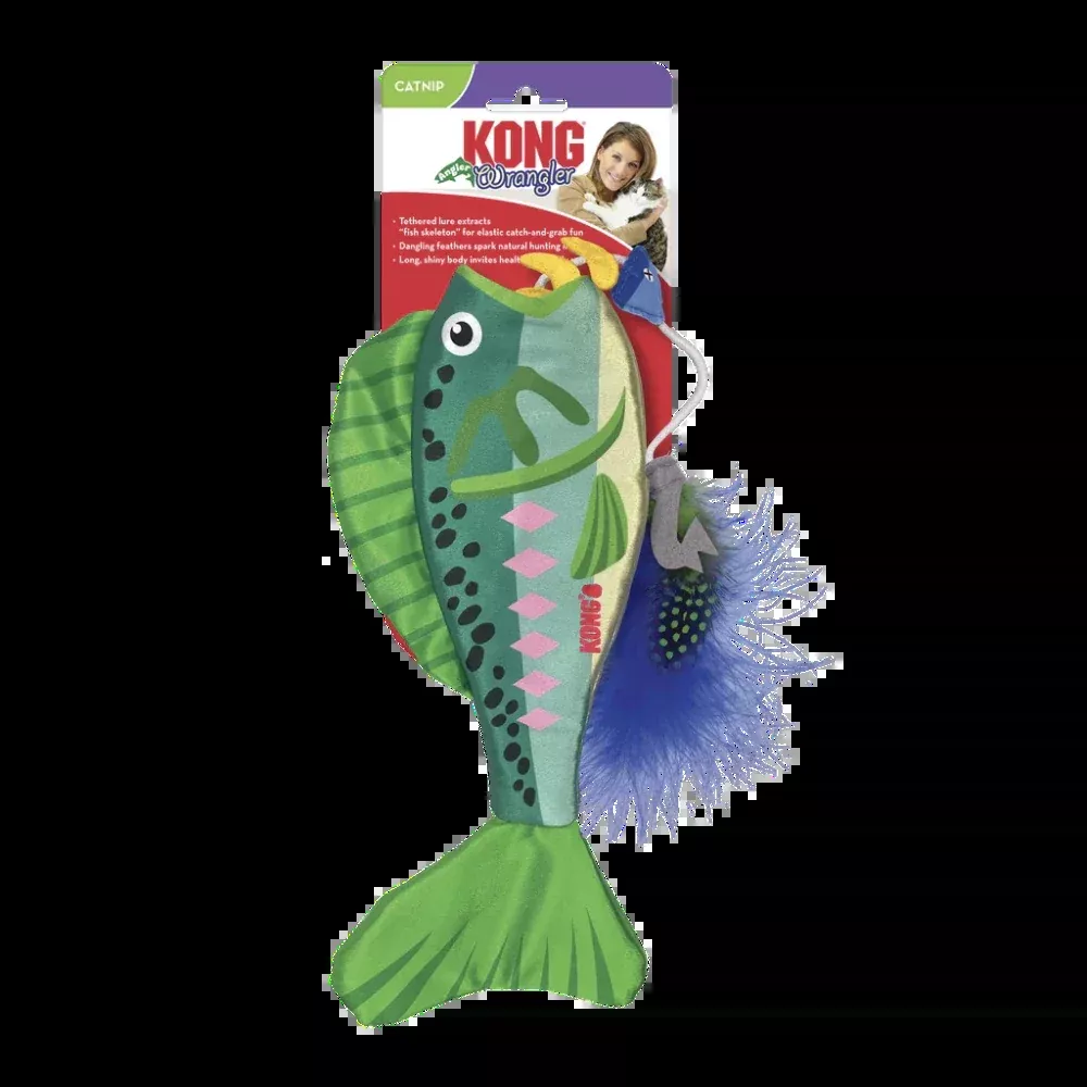 kong-wrangler-angler-fish-catnip-cat-toy Kong - Wrangler Angler Fish Catnip Cat Toy