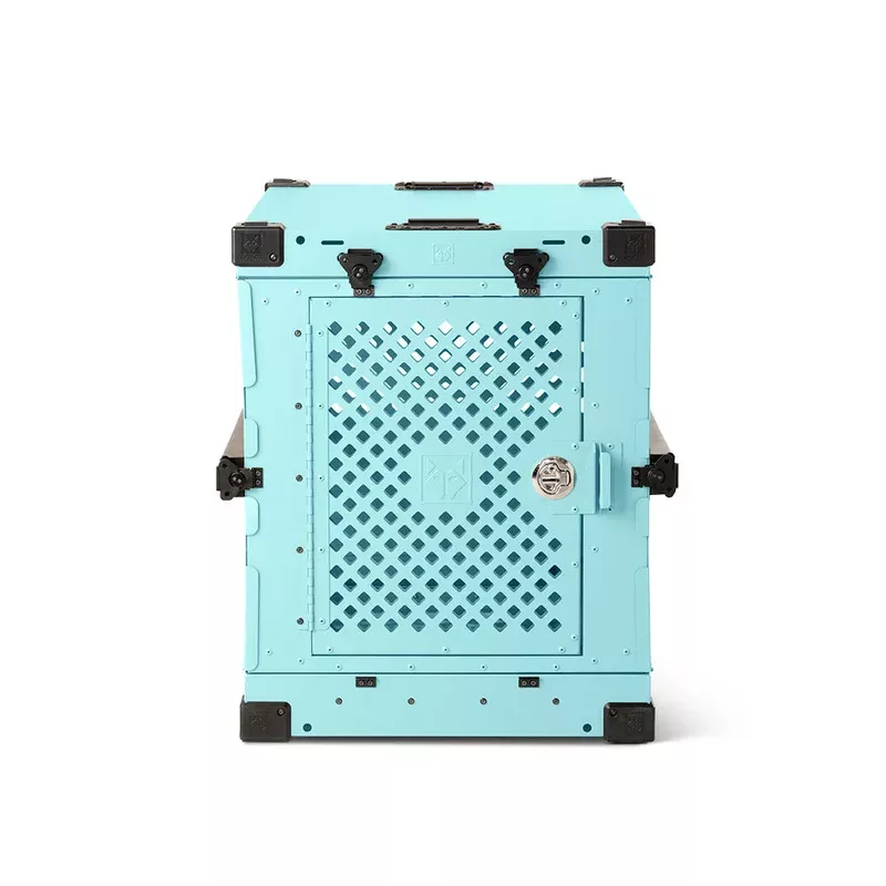 limited-edition-teal-collapsible-dog-crate Limited Edition: Teal Collapsible Dog Crate