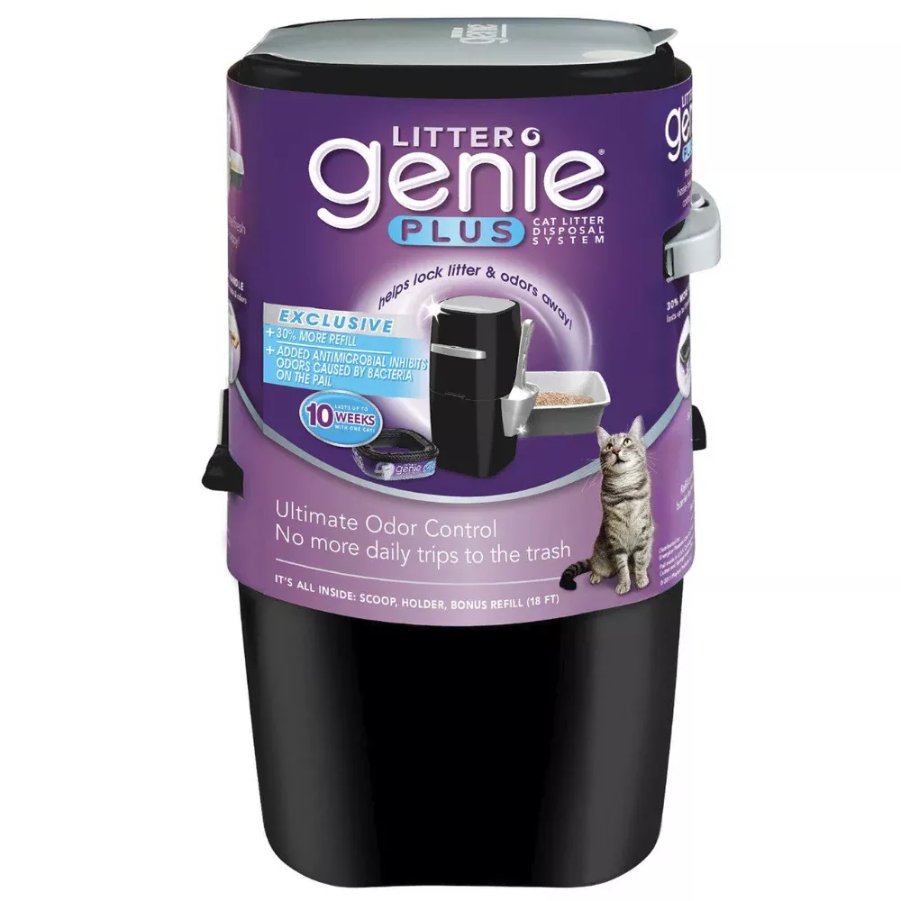 litter-genie-plus-cat-litter-disposal-system Litter Genie Plus Cat Litter Disposal System
