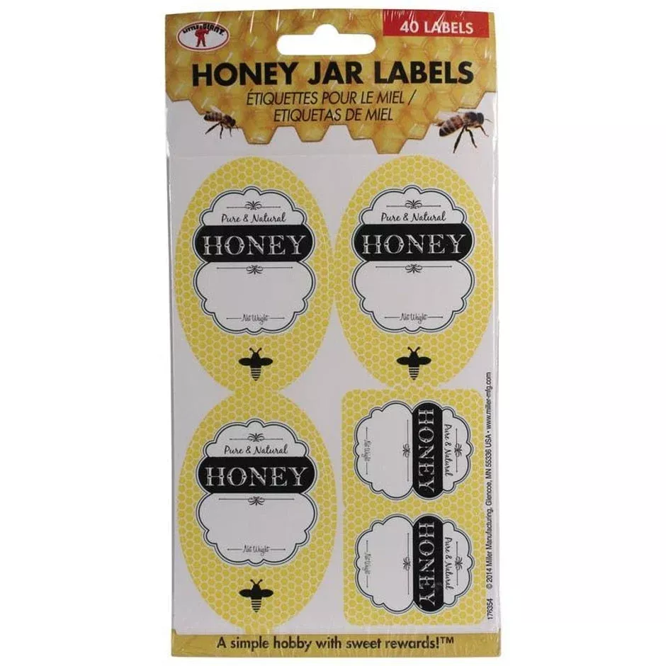 little-giant-honey-jar-labels LITTLE GIANT HONEY JAR LABELS