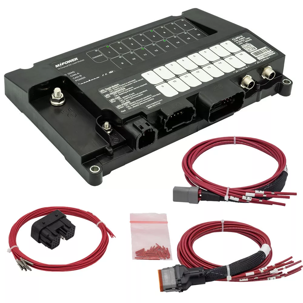 Maretron MPower 16-Channel DC Load Controller Module w/NMEA 2K w/J1J2 Connectors [CLMD16-R]