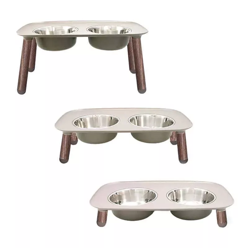 messy-mutts-adjustable-elevated-double-dog-feeder Messy Mutts - Adjustable Elevated Double Dog Feeder