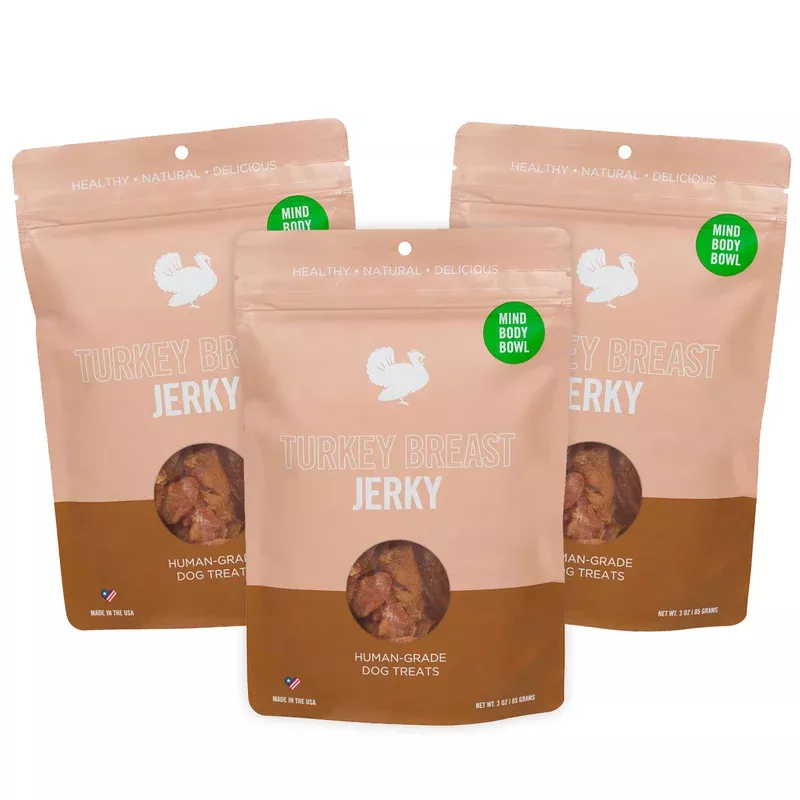 mind-body-bowl-turkey-jerky-dog-treats-3-pack MIND BODY BOWL Turkey Jerky Dog Treats 3-Pack