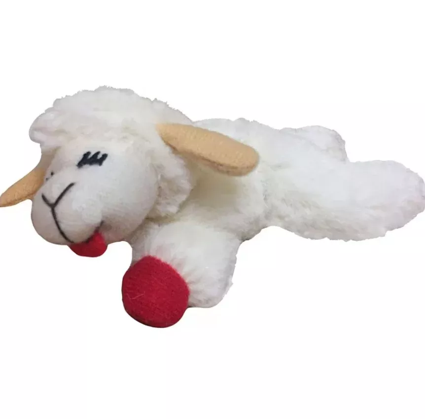 multipet-lambchop-plush-cat-toy Multipet - Lambchop - Plush Cat Toy
