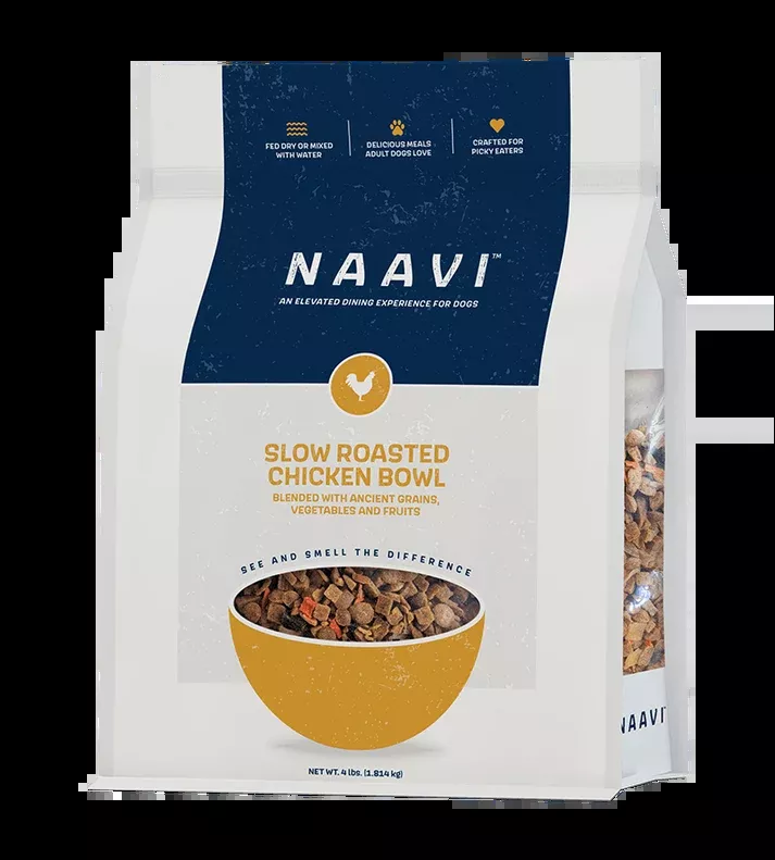 naavi-slow-roasted-chicken-bowl-dogs Naavi Slow Roasted Chicken Bowl for Dogs