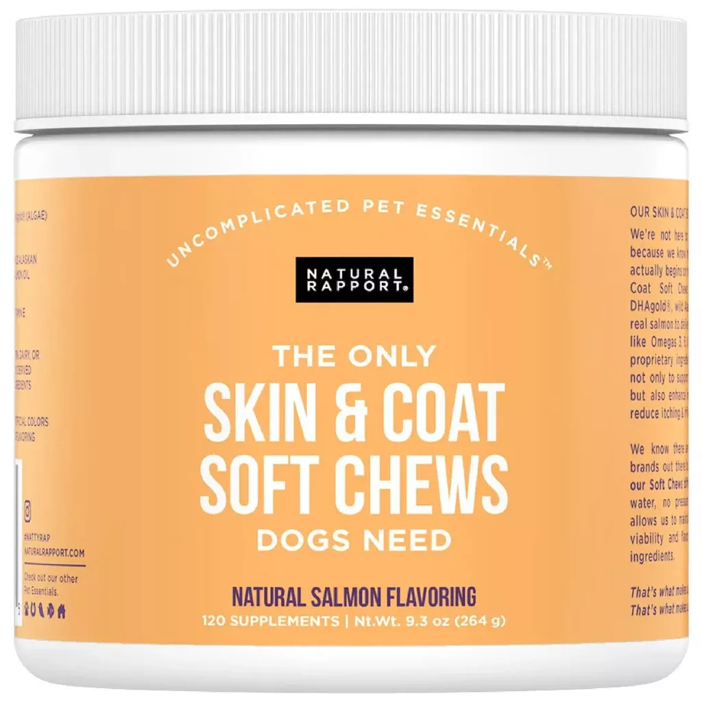 natural-rapport-only-skin-coat-soft-chews-dogs-need-skin-coat-supplement Natural Rapport The Only Skin & Coat Soft Chews Dogs Need Skin & Coat Supplement