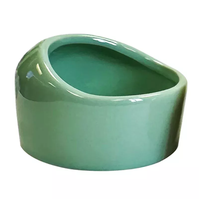 no-tip-ceramic-feed-station-small-animal-bowl-assorted-colors No Tip Ceramic Feed Station Small Animal Bowl Assorted Colors