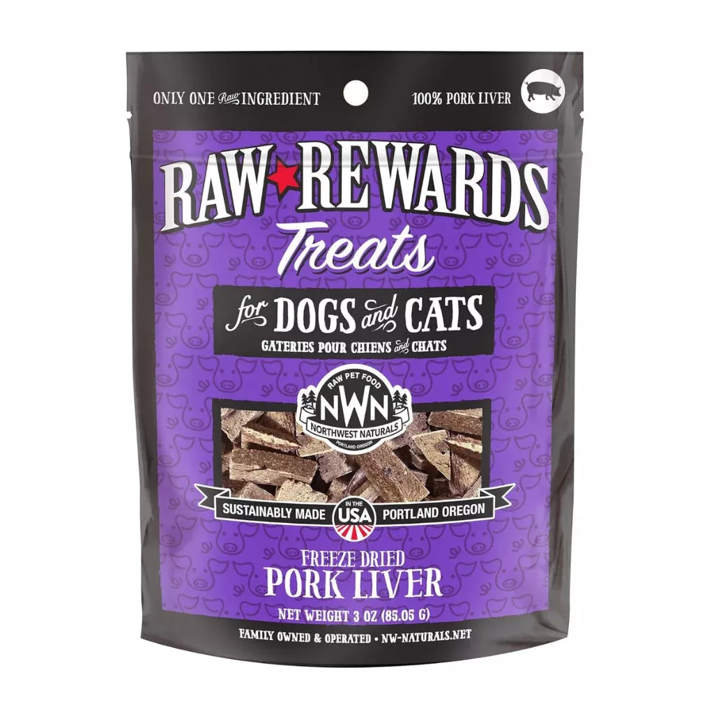 northwest-naturals-freeze-dried-pork-liver-treats-dogs-cats Northwest Naturals Freeze-Dried Pork Liver Treats for Dogs & Cats
