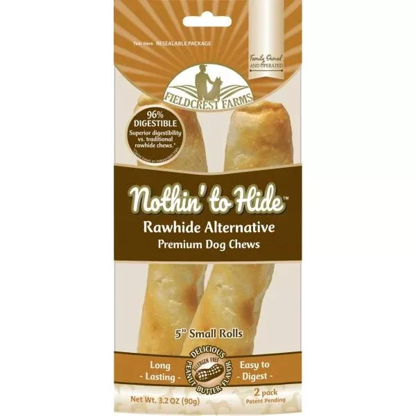 Nothin' To Hide Small Rolls Peanut Butter (5inch 2pk) (3.2oz)
