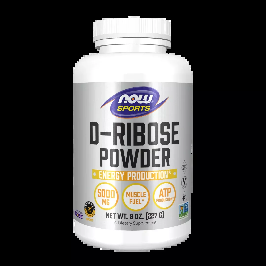 now-d-ribose-pure-powder-8oz NOW | D-Ribose Pure Powder - 8oz