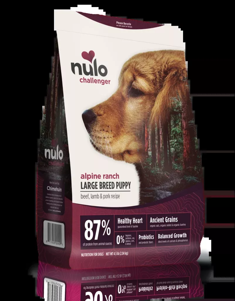 Nulo Challenger High-Meat Kibble Beef, Lamb & Pork for Large Breed Puppy Dogs