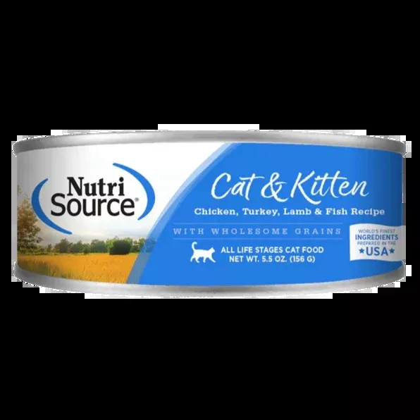 nutrisource-chicken-turkey-lamb-fish-formula-cats-kittens-wet-cat-food NutriSource - Chicken, Turkey, Lamb & Fish Formula for Cats and Kittens Wet Cat Food