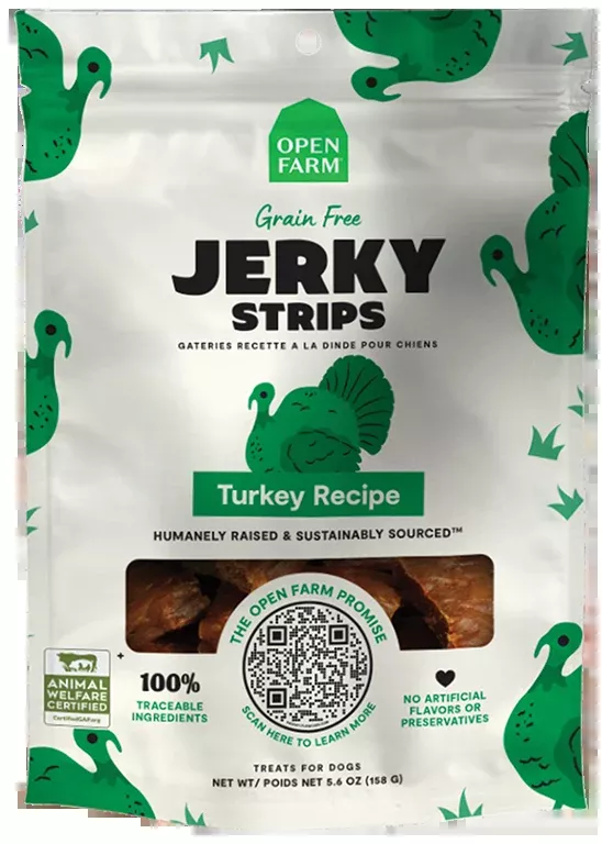 open-farm-grain-free-turkey-jerky-strips Open Farm Grain-Free Turkey Jerky Strips