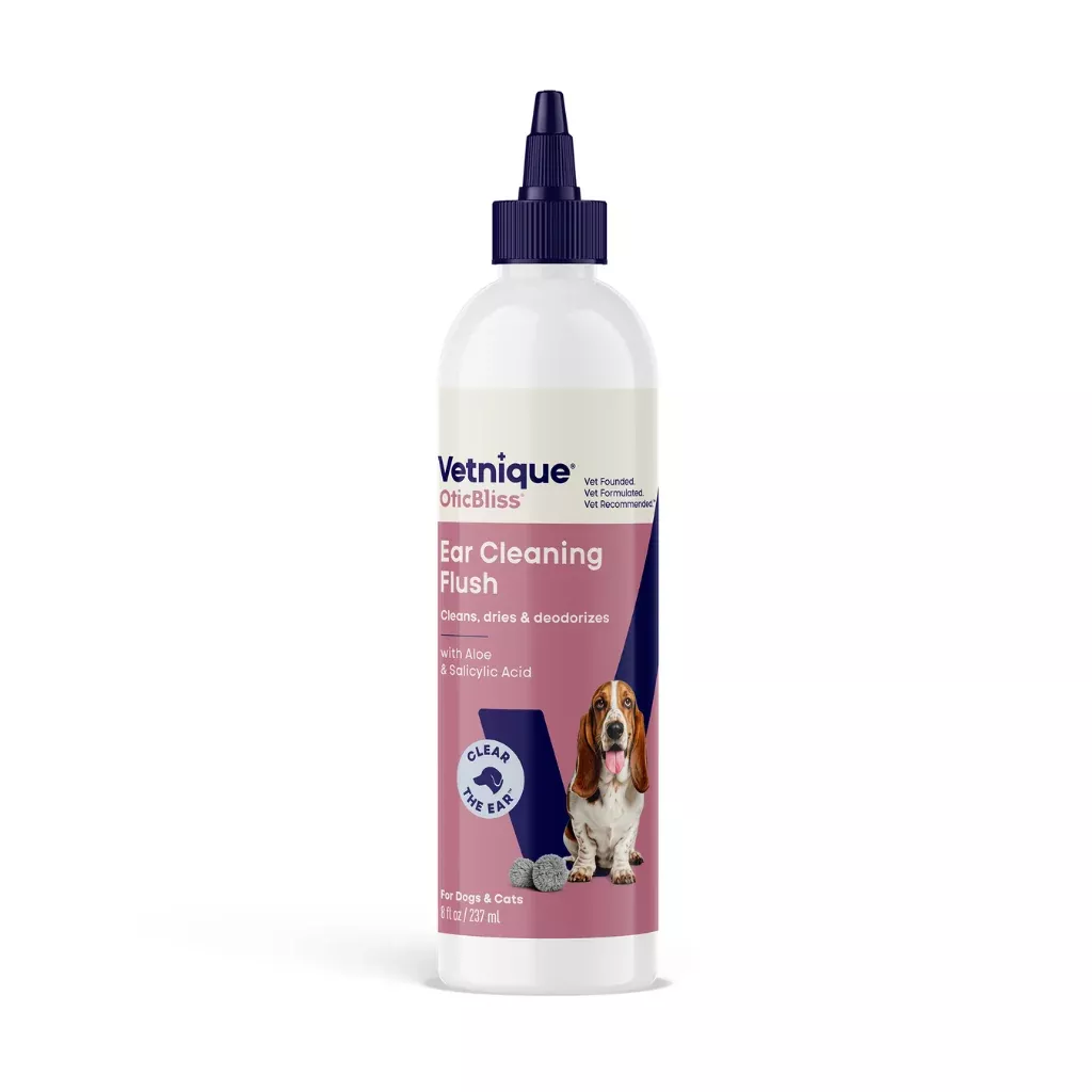 Oticbliss Ear Cleaning Flush For Dogs & Cats, 8 oz