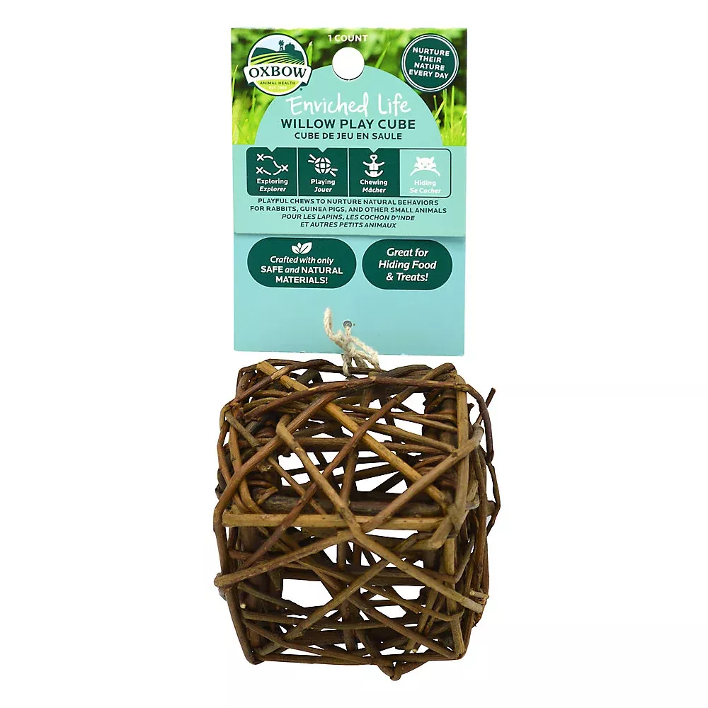 oxbow-enriched-life-willow-play-cube Oxbow - Enriched Life Willow Play Cube