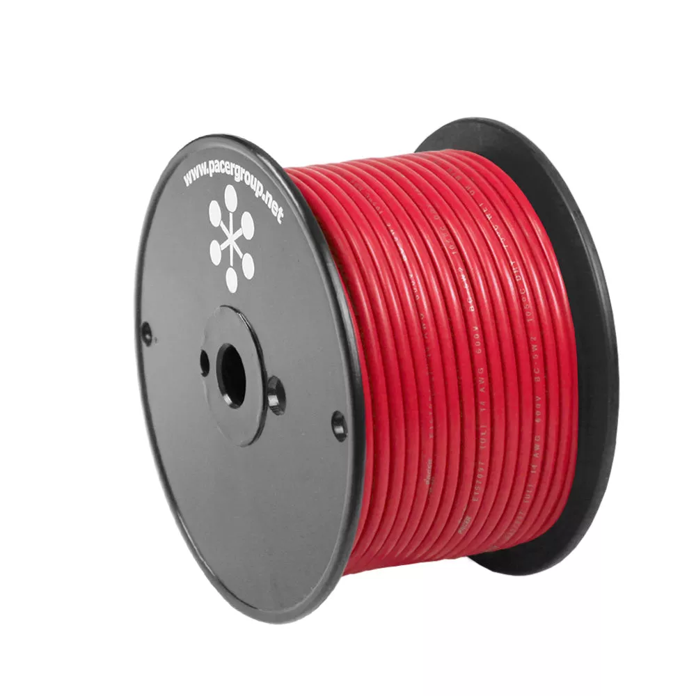 Pacer Red 14 AWG Primary Wire – 100[WUL14RD-100]