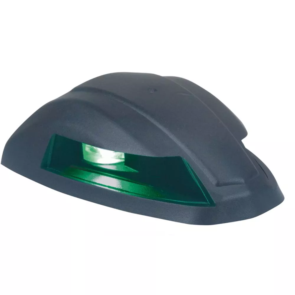 Perko 12V LED Bi-Color Navigation Light – Black Rounded [0655002BLK]