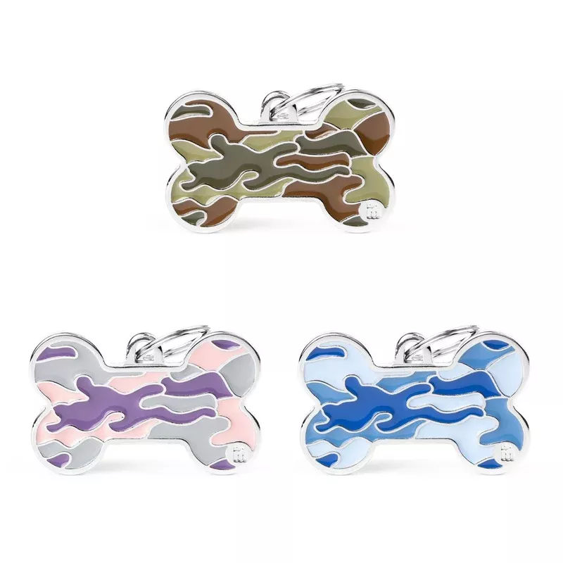 pet-id-tag-camouflage-bone-free-engraving Pet ID Tag | Camouflage Bone + FREE Engraving