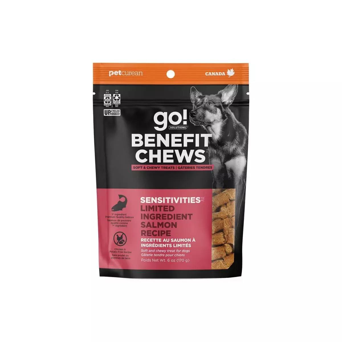 petcurean-go-solutions-benefit-chews-sensitivities-limited-ingredient-salmon-dog Petcurean Go! Solutions Benefit Chews Sensitivities Limited Ingredient Salmon Dog Treats