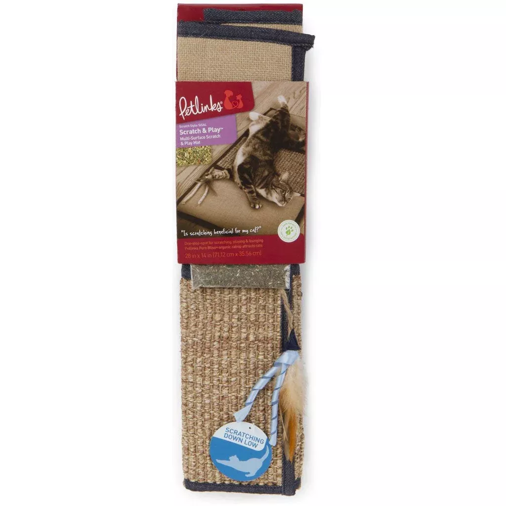 petlinks-instincts-scratch-play-cat-scratch-mat Petlinks Instincts Scratch & Play Cat Scratch Mat
