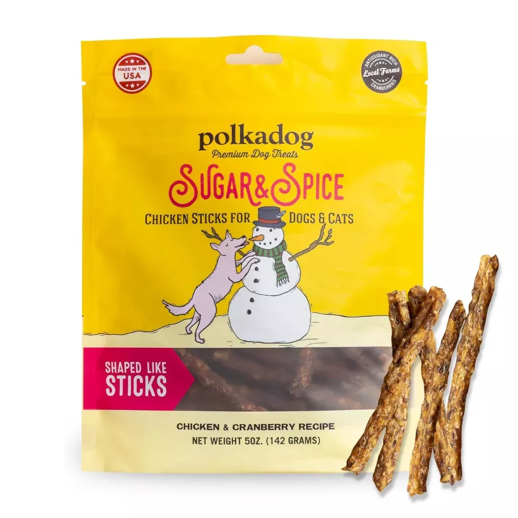 polkadog-holiday-sugar-spice-chicken-cranberry-dog-treats-5-oz Polkadog Holiday Sugar & Spice Chicken & Cranberry Dog Treats (5 oz)