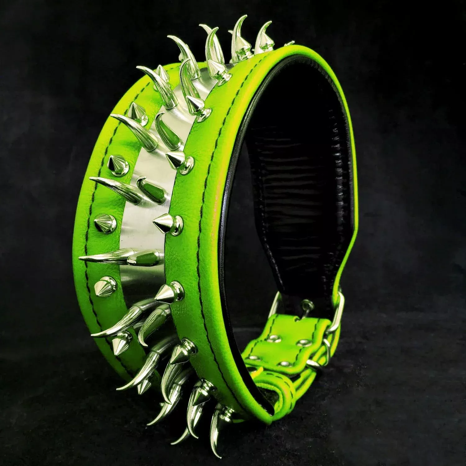 predator-collar-in-green ''Predator'' collar in Green