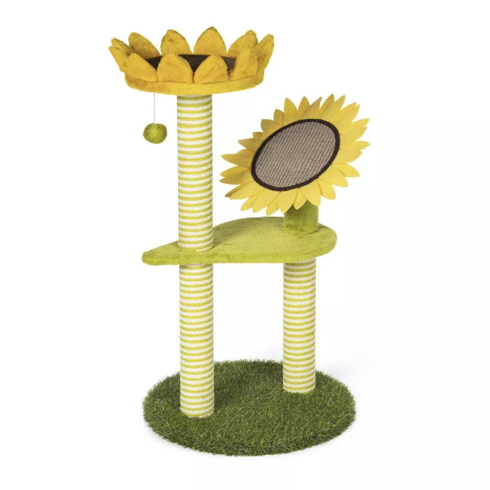 prevue-kitty-power-paws-sunflower-playground Prevue - Kitty Power Paws Sunflower Playground