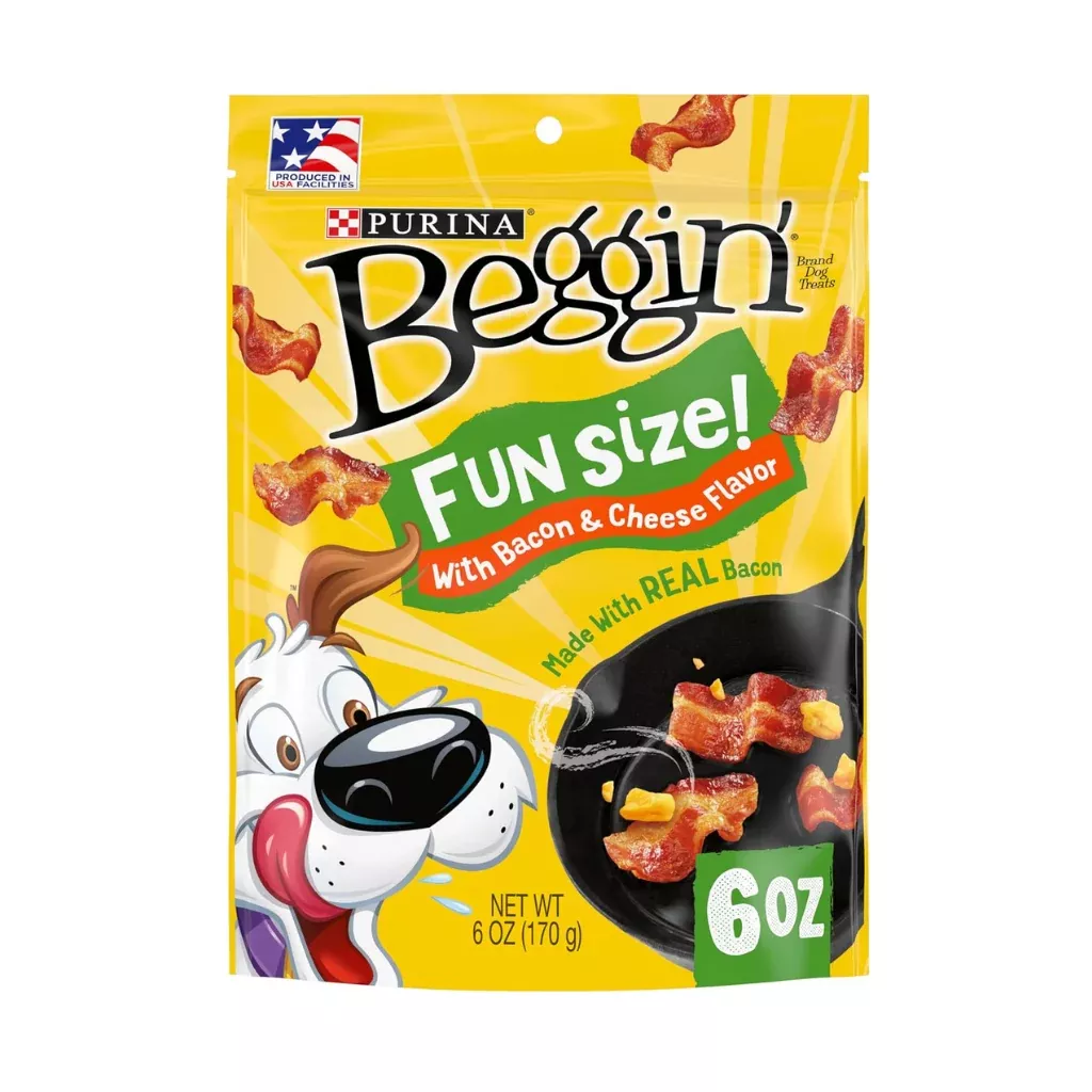 Purina Beggin' Little Bacon & Cheese Flavor Dog Treats (6 oz)