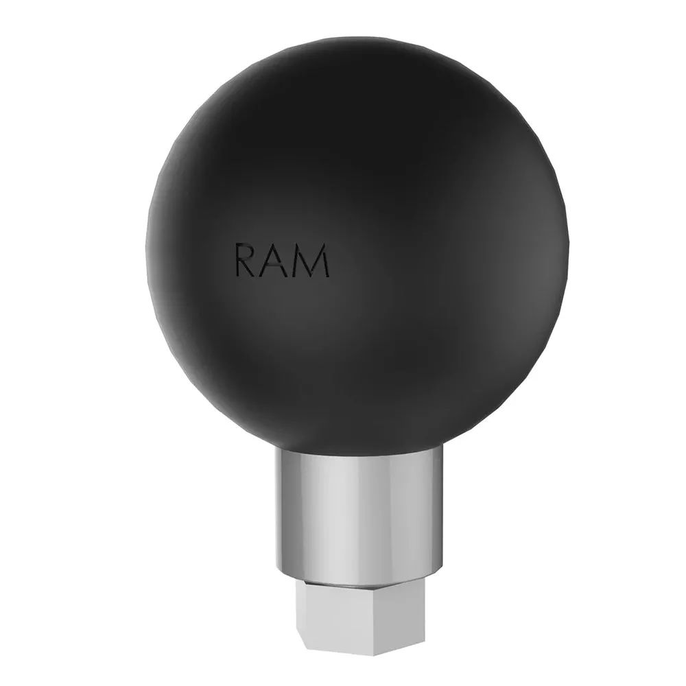 RAM Mount Ball Adapter w/1/4″ – 20″ Threaded HoleHex Post – C Size [RAM-337U]